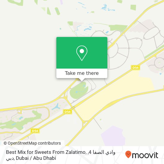 Best Mix for Sweets From Zalatimo, وادي الصفا 4, دبي map