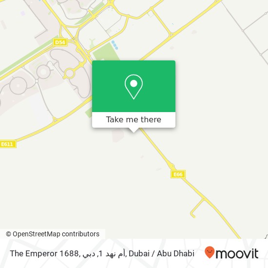 The Emperor 1688, أم نهد 1, دبي map