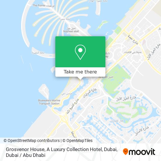 Grosvenor House, A Luxury Collection Hotel, Dubai map