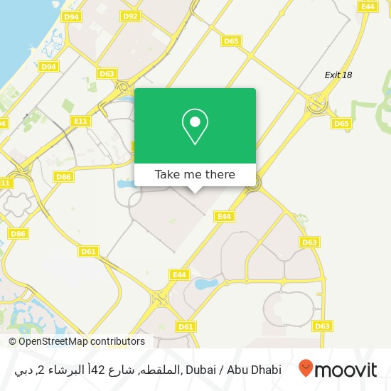 الملقطه, شارع 42أ البرشاء 2, دبي map