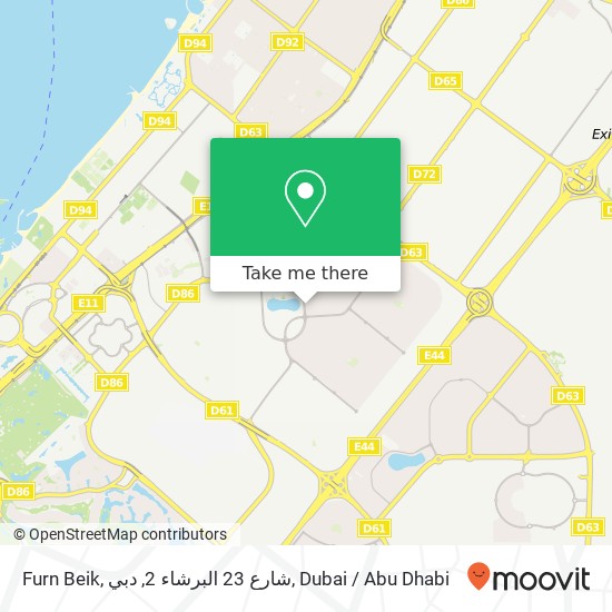 Furn Beik, شارع 23 البرشاء 2, دبي map