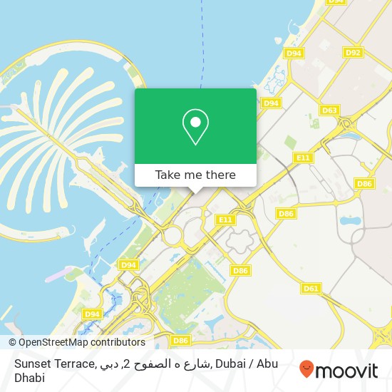 Sunset Terrace, شارع ه الصفوح 2, دبي map