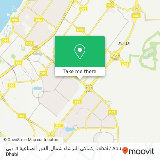 كنتاكى البرشاء شمال, القوز الصناعية 4, دبي map