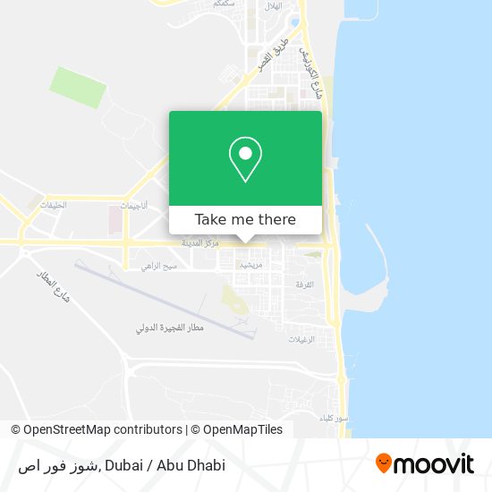 شوز فور اص map