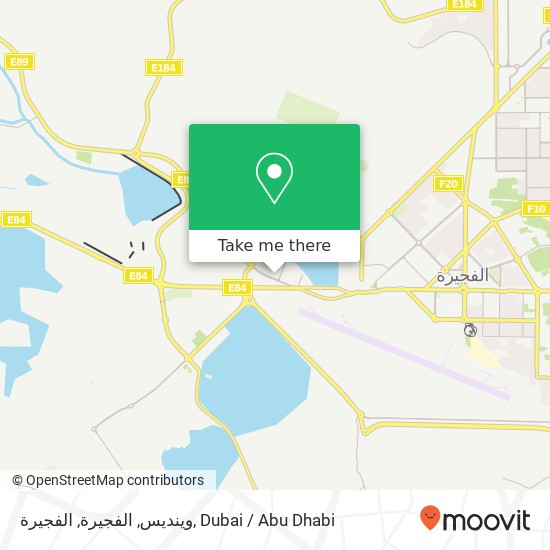 وينديس, الفجيرة, الفجيرة map