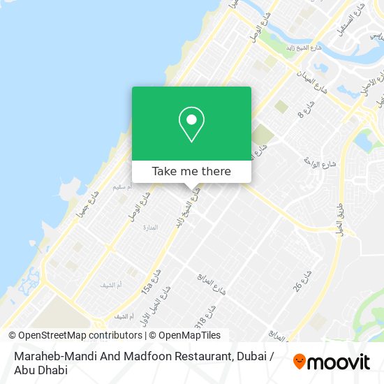 Maraheb-Mandi And Madfoon Restaurant map