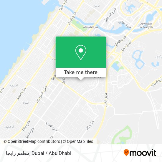 مطعم زايجا map