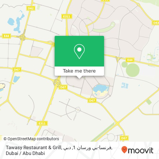 Tawasy Restaurant & Grill, فرنسا-بي ورسان 1, دبي map