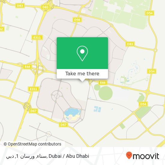 سناء, ورسان 1, دبي map