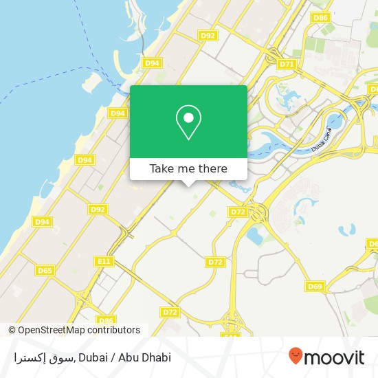 سوق إكسترا map