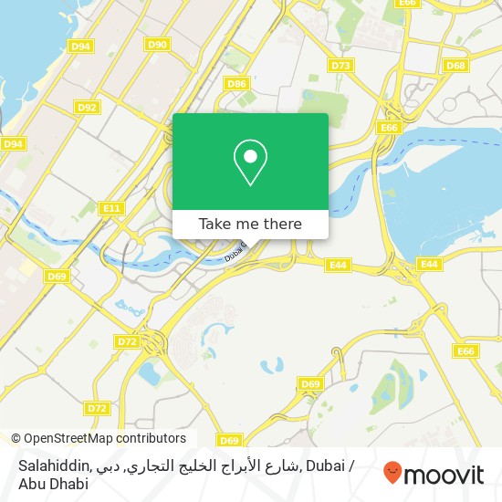 Salahiddin, شارع الأبراج الخليج التجاري, دبي map