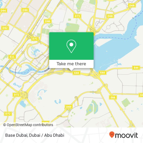 Base Dubai map