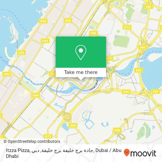 Itzza Pizza, جادة برج خليفة برج خليفة, دبي map