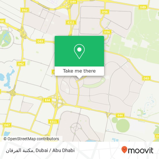 مكتبة الفرقان map