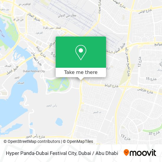 Hyper Panda-Dubai Festival City map