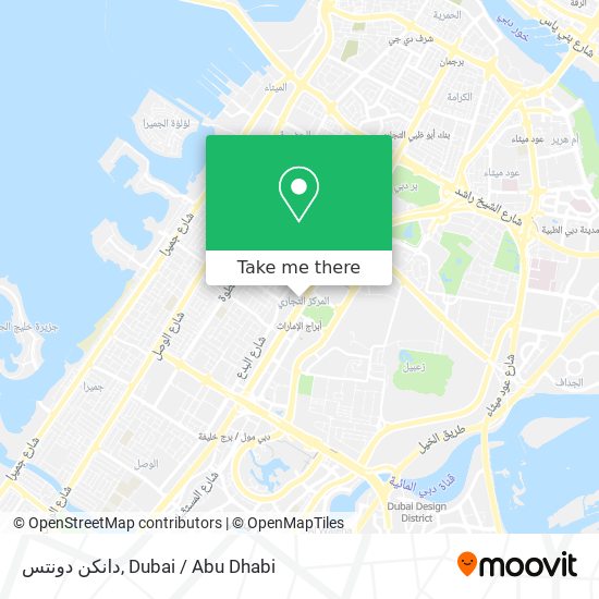دانكن دونتس map