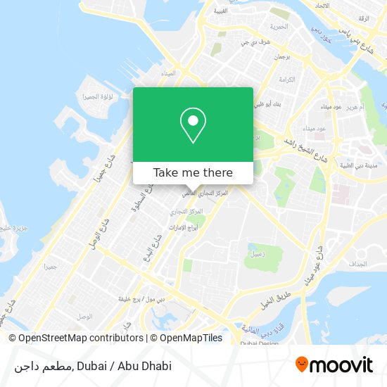 مطعم داجن map