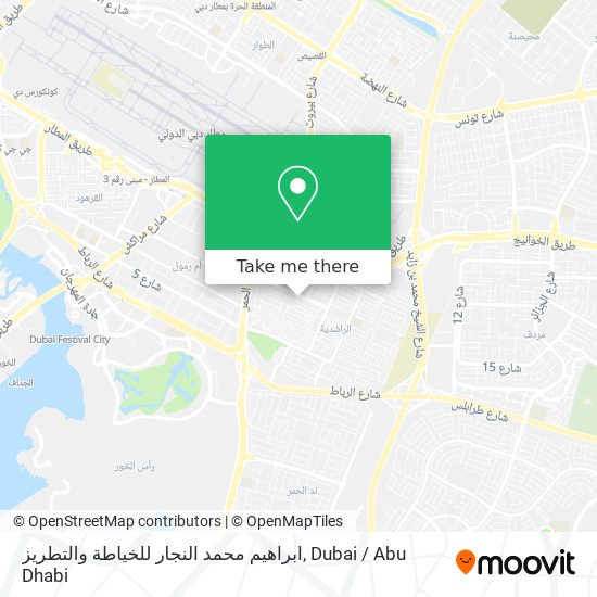 ابراهيم محمد النجار للخياطة والتطريز map