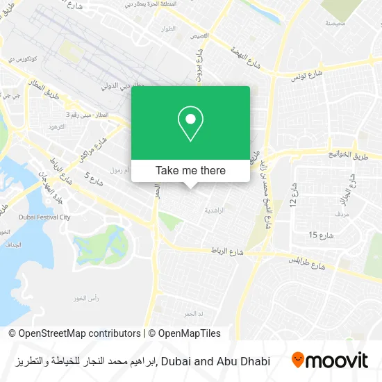 ابراهيم محمد النجار للخياطة والتطريز map