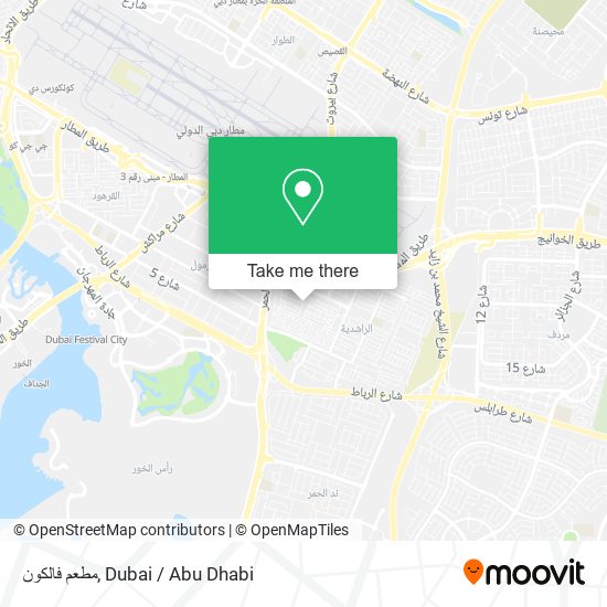 مطعم فالكون map