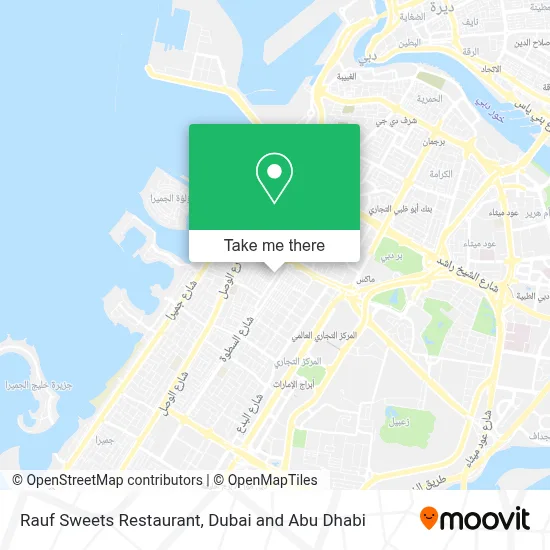 Rauf Sweets Restaurant map