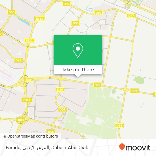 Farada, المزهر 1, دبي map