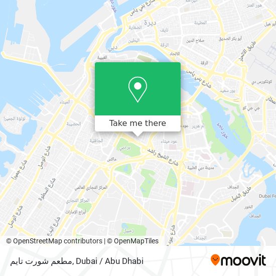 مطعم شورت تايم map