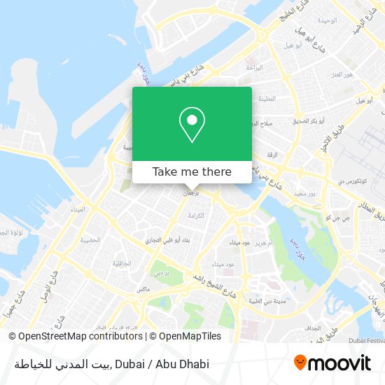 بيت المدني للخياطة map