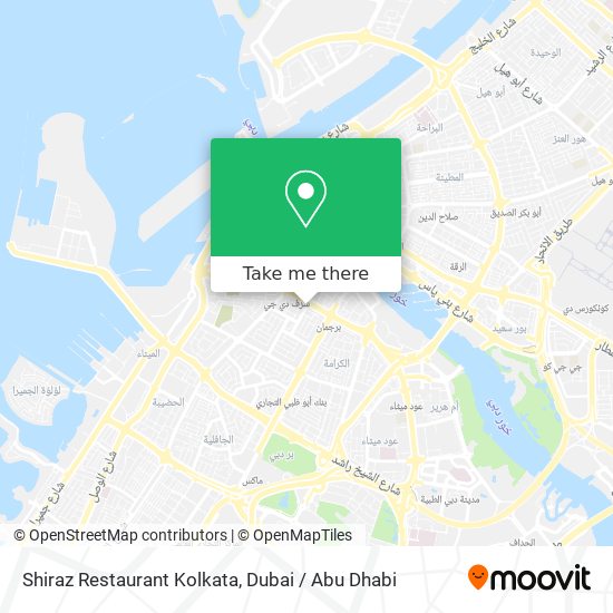 Shiraz Restaurant Kolkata map