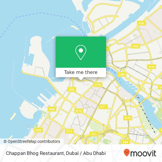 Chappan Bhog Restaurant map