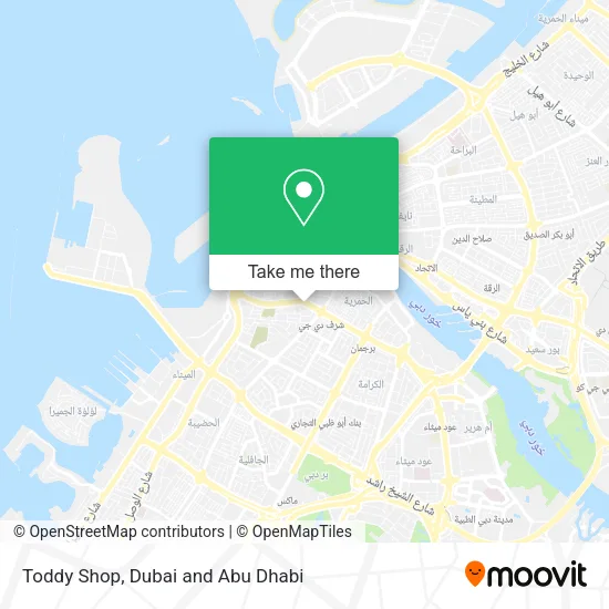 Toddy Shop map