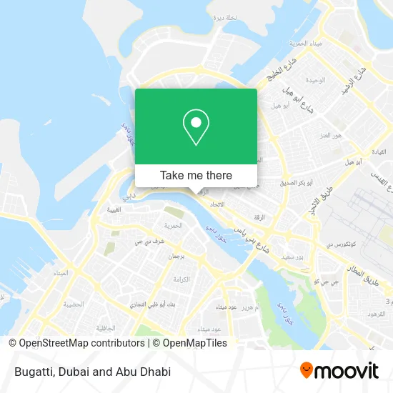 Bugatti map