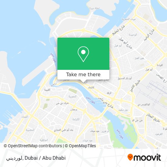 لورديني map