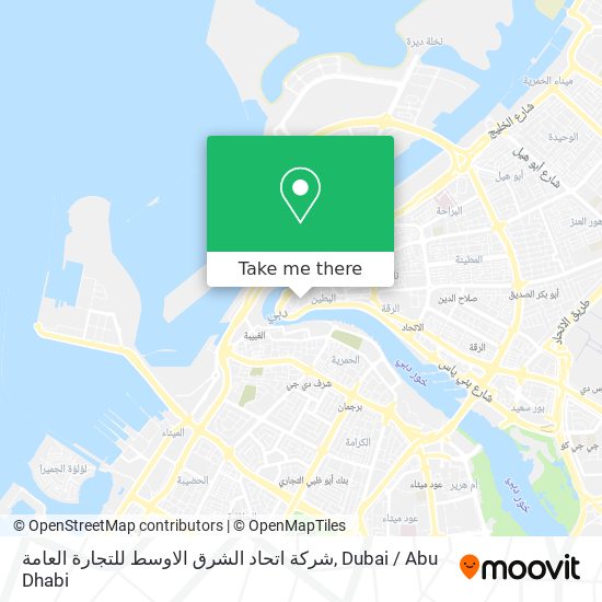 شركة اتحاد الشرق الاوسط للتجارة العامة map