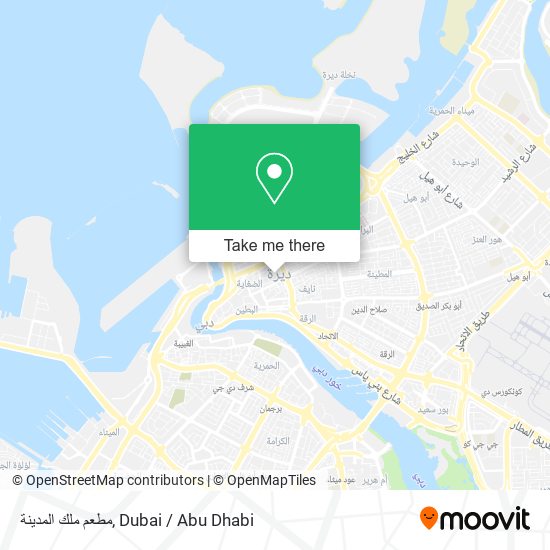 مطعم ملك المدينة map