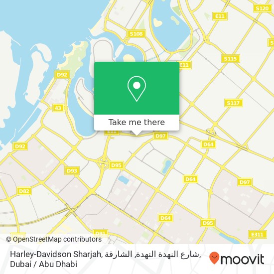 Harley-Davidson Sharjah, شارع النهدة النهدة, الشارقة map