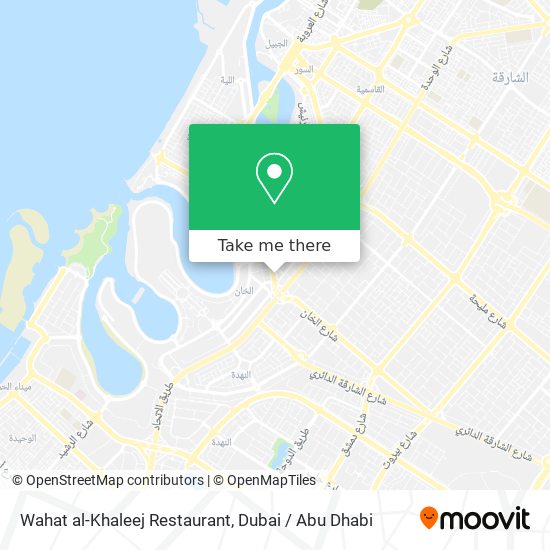 Wahat al-Khaleej Restaurant map