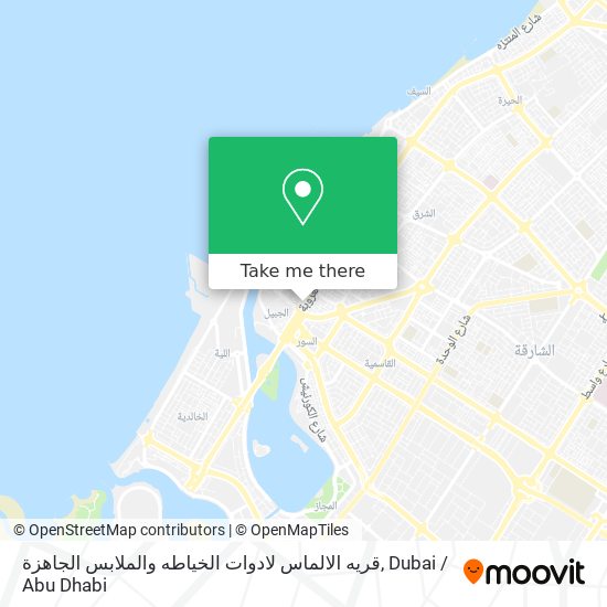 قريه الالماس لادوات الخياطه والملابس الجاهزة map