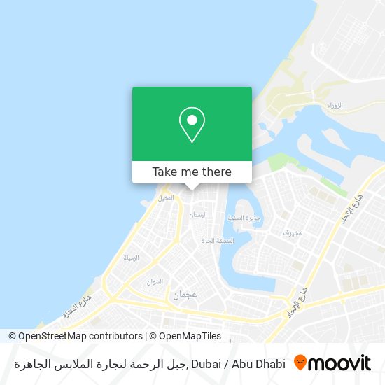 جبل الرحمة لتجارة الملابس الجاهزة map