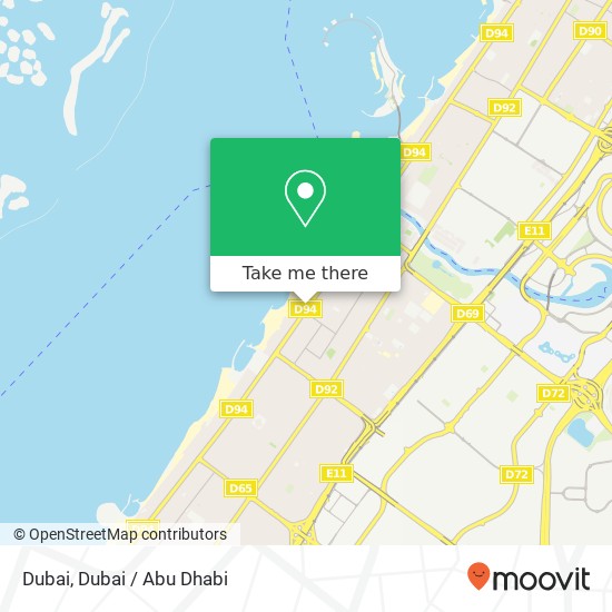 Dubai map