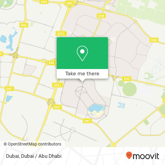 Dubai map