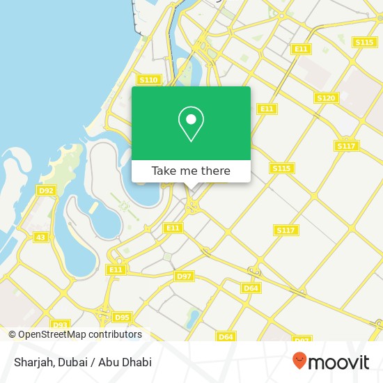 Sharjah map