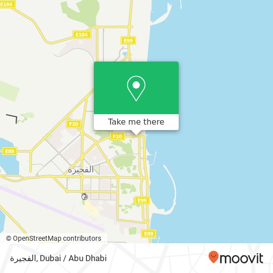 الفجيرة map