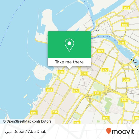 دبي map