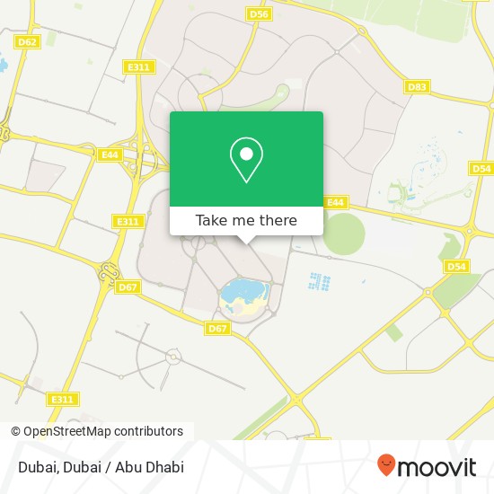 Dubai map