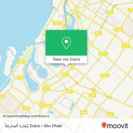 إمارة الشارقةّ map