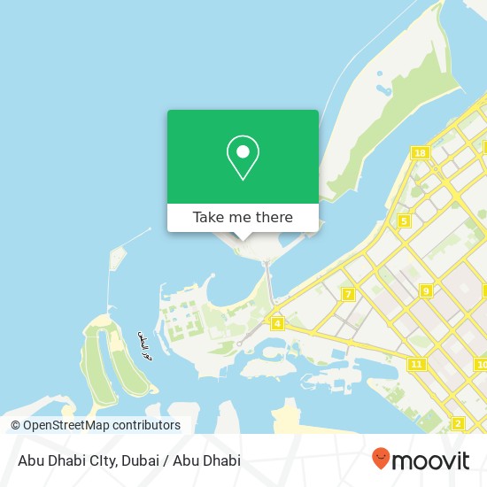 Abu Dhabi CIty map