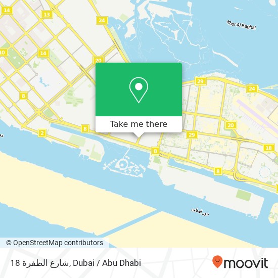 18 شارع الظفرة map