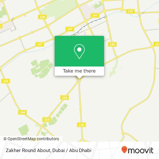 Zakher Round About map