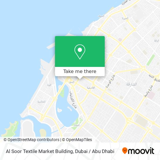 Al Soor Textile Market Building map
